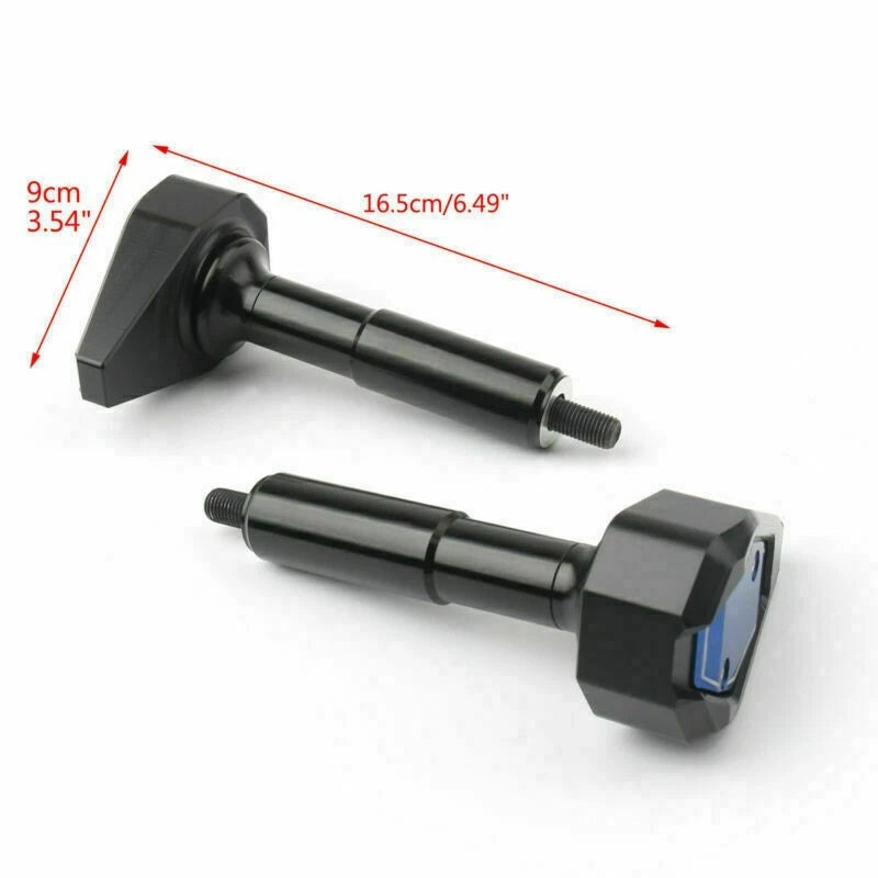 CNC Crash Pad Protector for Kawasaki Z900 (2017) - Blue Frame Sliders