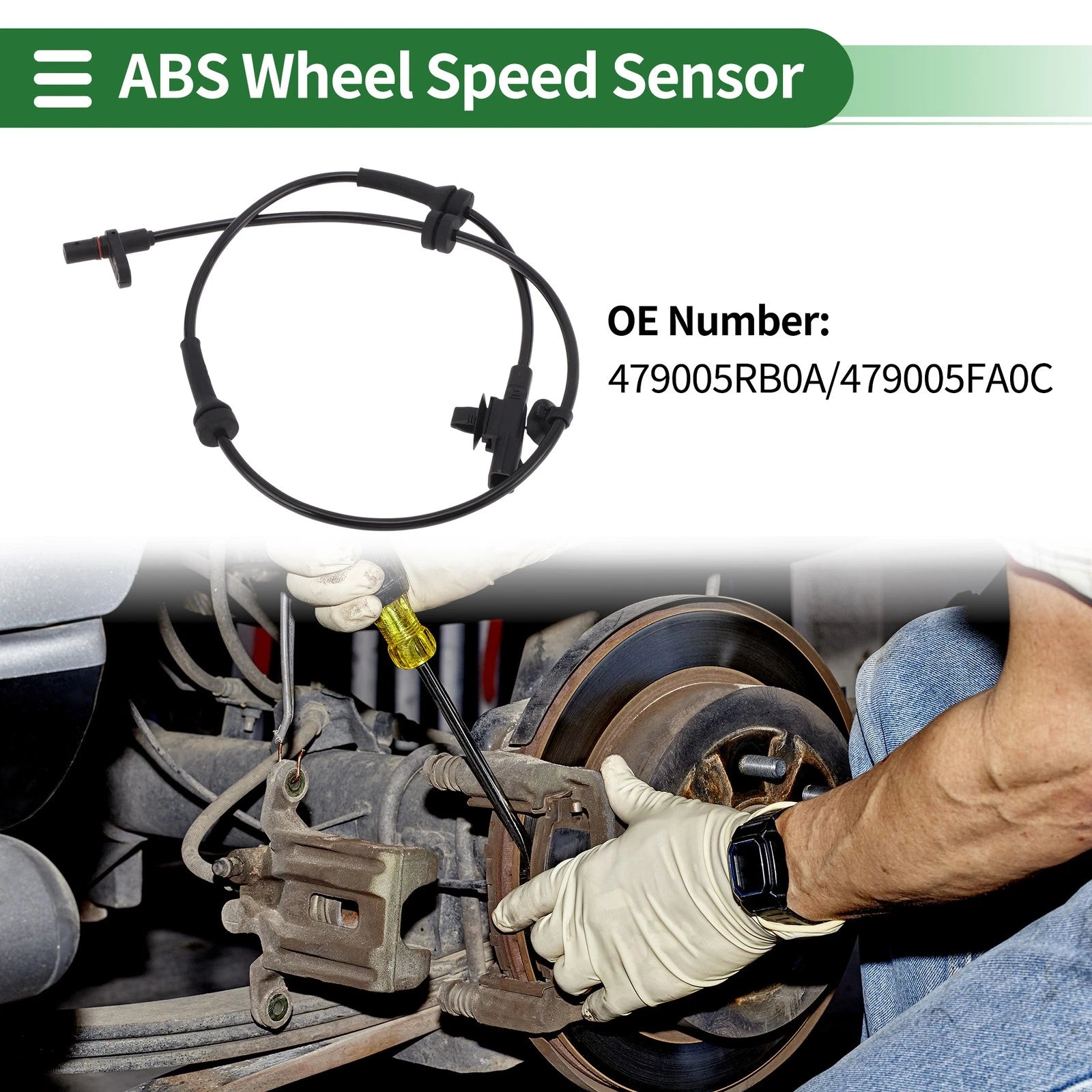 ABS Wheel Speed Sensor No. 479005RB0A for Nissan Kicks (2018–2021)