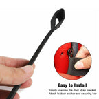 Door Limiting Check Strap Nylon Black Heavy
