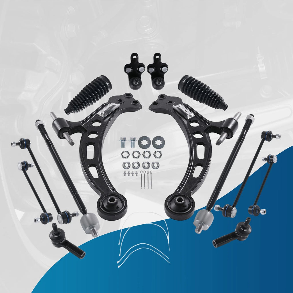 Set of 14 Front Lower Control Arm Tie Rod Sway Bar for Toyota Camry Lexus ES300 (1997–2001)