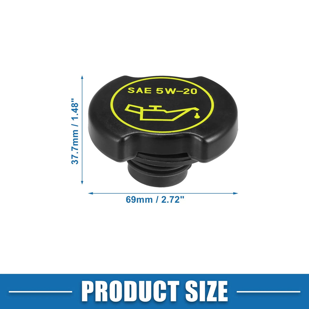 Oil Filler Cap No. 1L3Z6766AA for Ford E-250 4.6L (2003–2007) Black