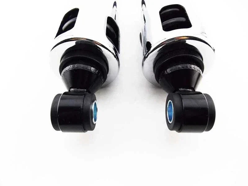 Chrome Rear Shock Absorbers for Harley Davidson FXSTC Softail Custom (07-10)