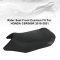 Front Rear Seat Cushion for Honda CBR500R (2019–2021) - Black