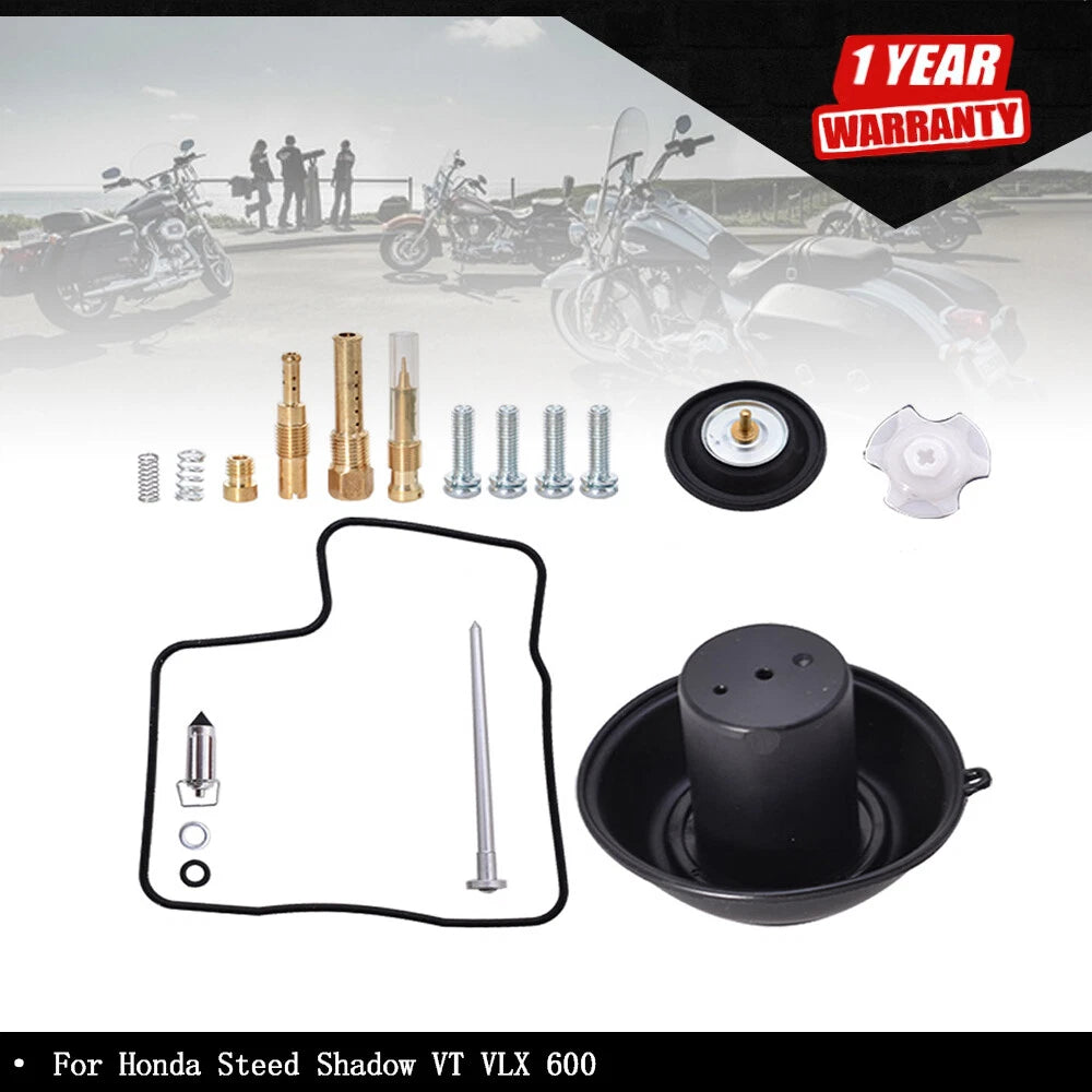 Carburetor Rebuild Kit for Honda Steed Shadow VT VLX 600 (1996–2009)