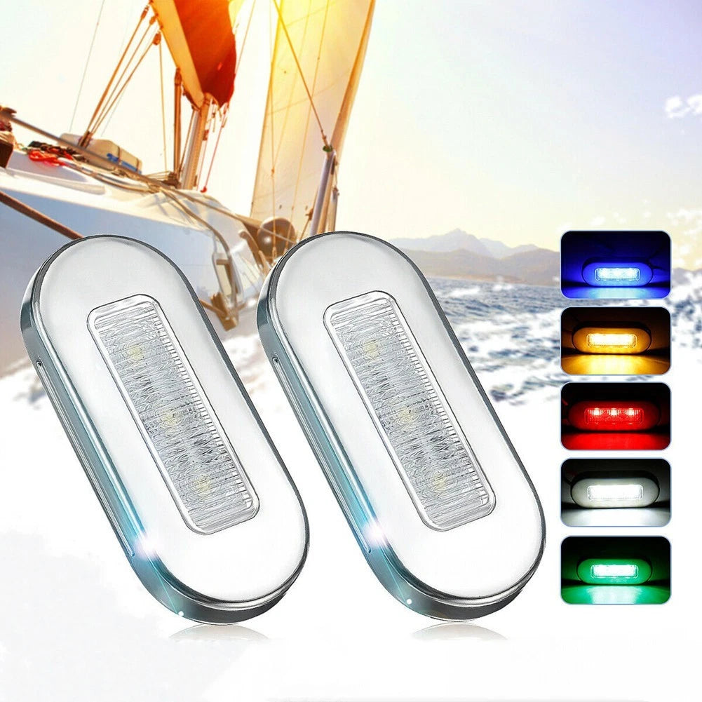 2X LED Courtesy Light for Yacht Marine Boat Cabin Deck