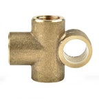 Set of 3 Way Brake T Piece Tee with 3 Male Nuts UNF 24 for TPI 3/16