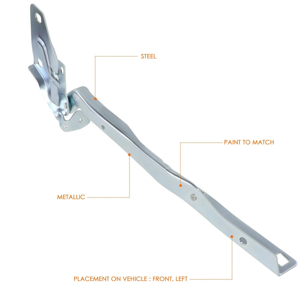 Left Driver Side Engine Hood Hinge for Dodge Ram 1500 2500 3500 (2002–2009)