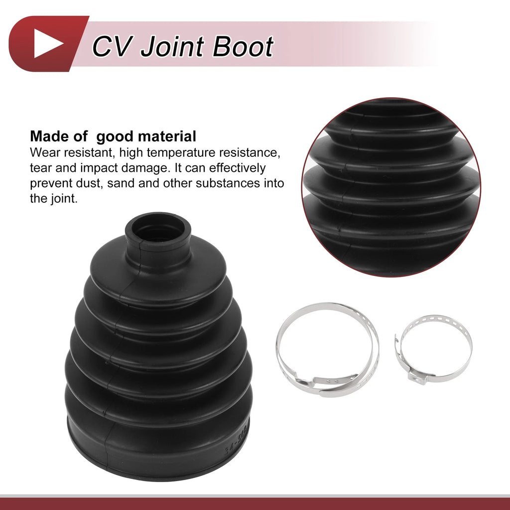 Outer CV Joint Boot Kit w/ Clamps for Mitsubishi Lancer (2007–2017) No.C9241JD02B