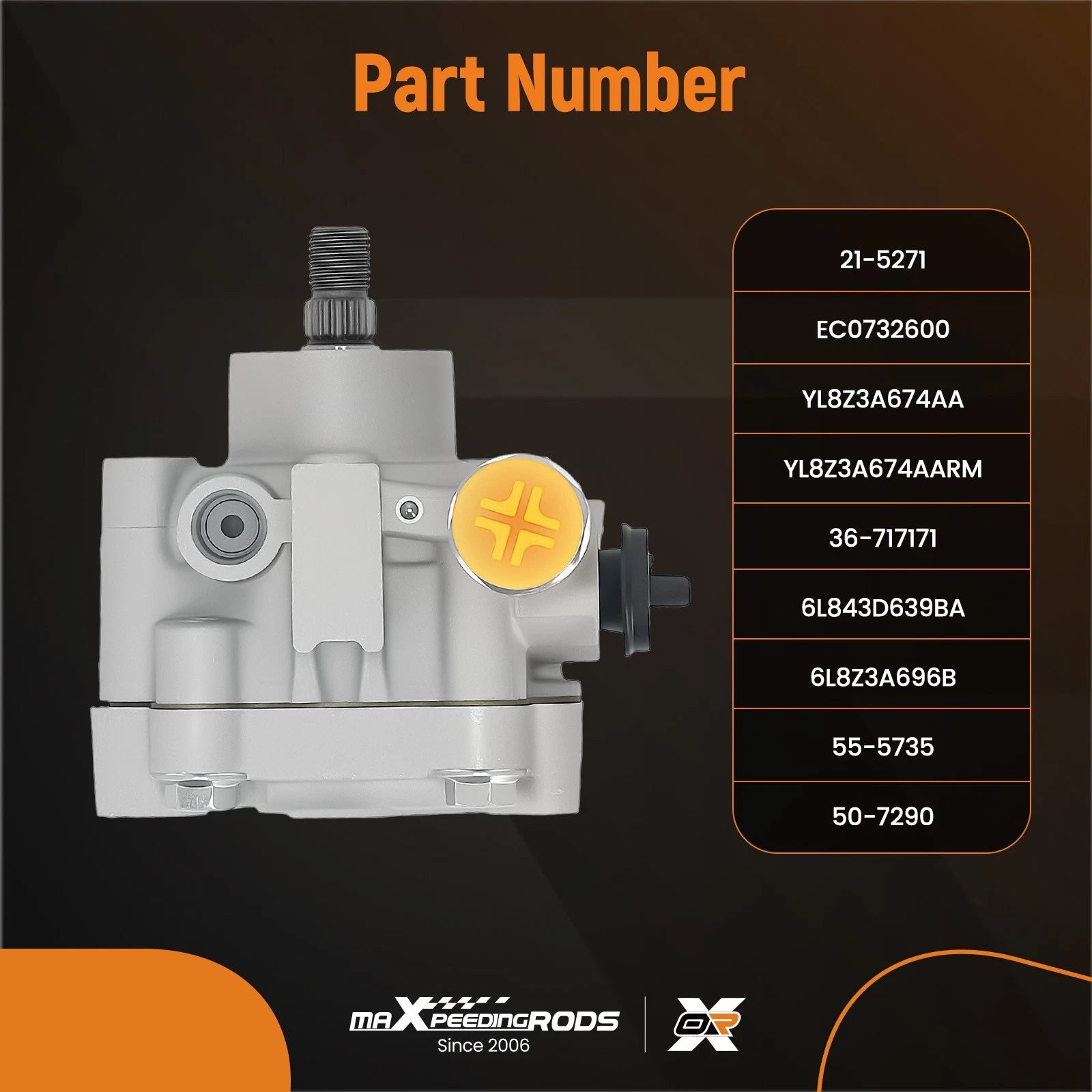 Power Steering Pump for Ford Escape, Mazda Tribute V6 3.0L (2001–2004) EC0732600