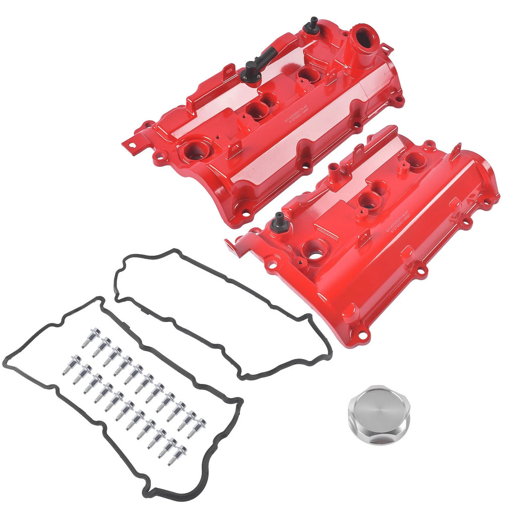 2X Aluminum Valve Cover for Nissan 370Z (2009–2020) Infiniti FX37 QX70