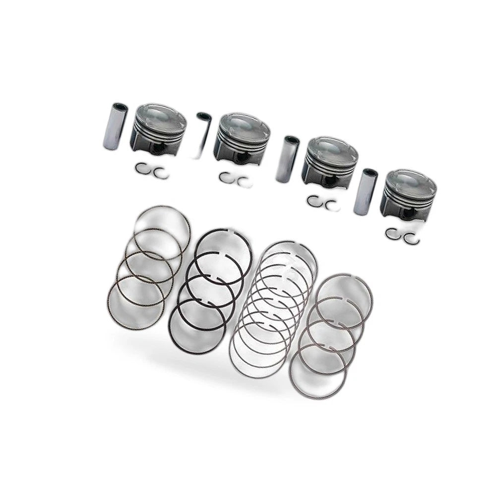 4X Piston & Ring Kit +0.50mm for Hyundai Kia 1.6L Turbo (2016–2021)