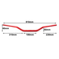 7/8" 22MM Black Handlebar for Dirt Pit Bike ATV Quad Motocross