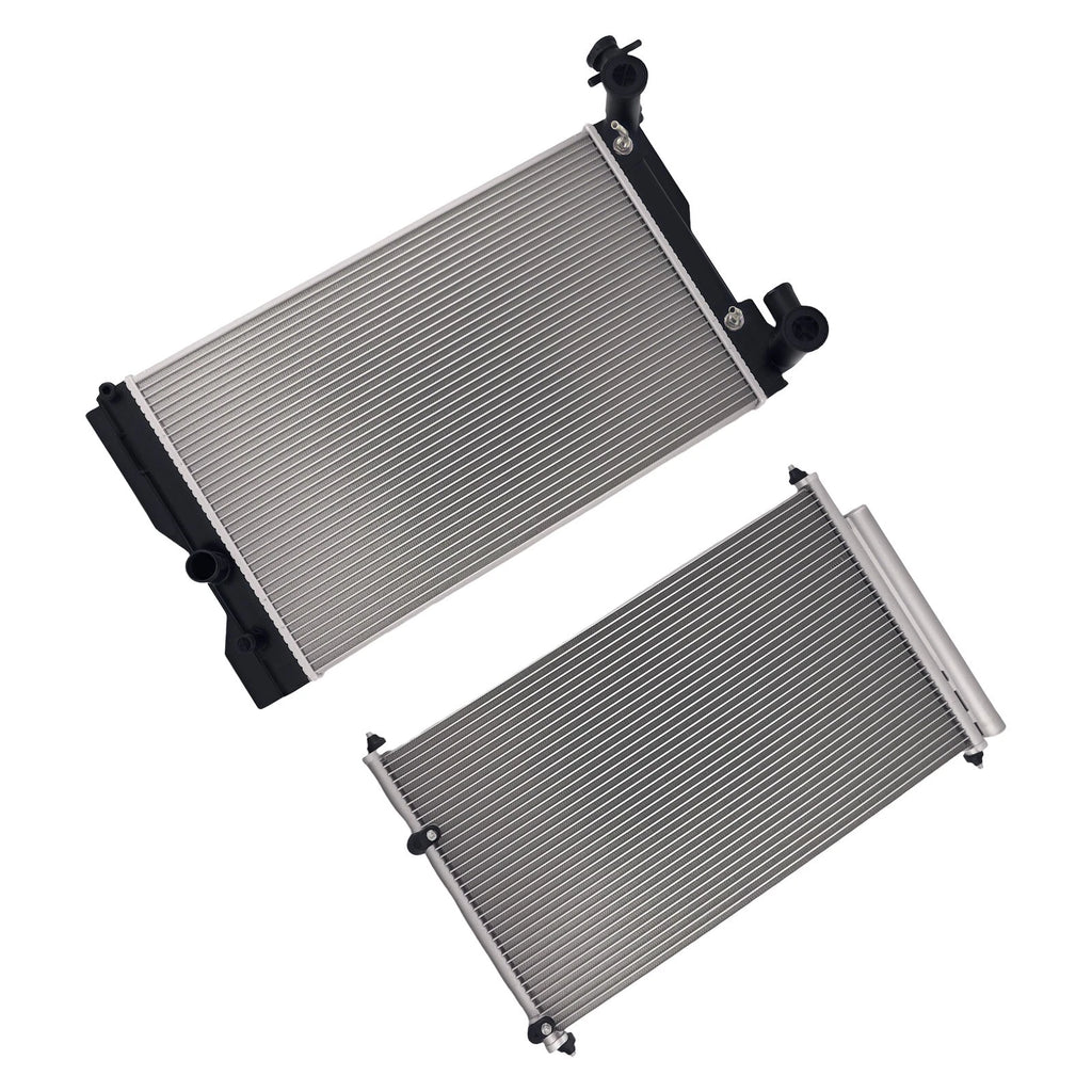 Aluminum Radiator & Condenser for Toyota Matrix (2009–2014)