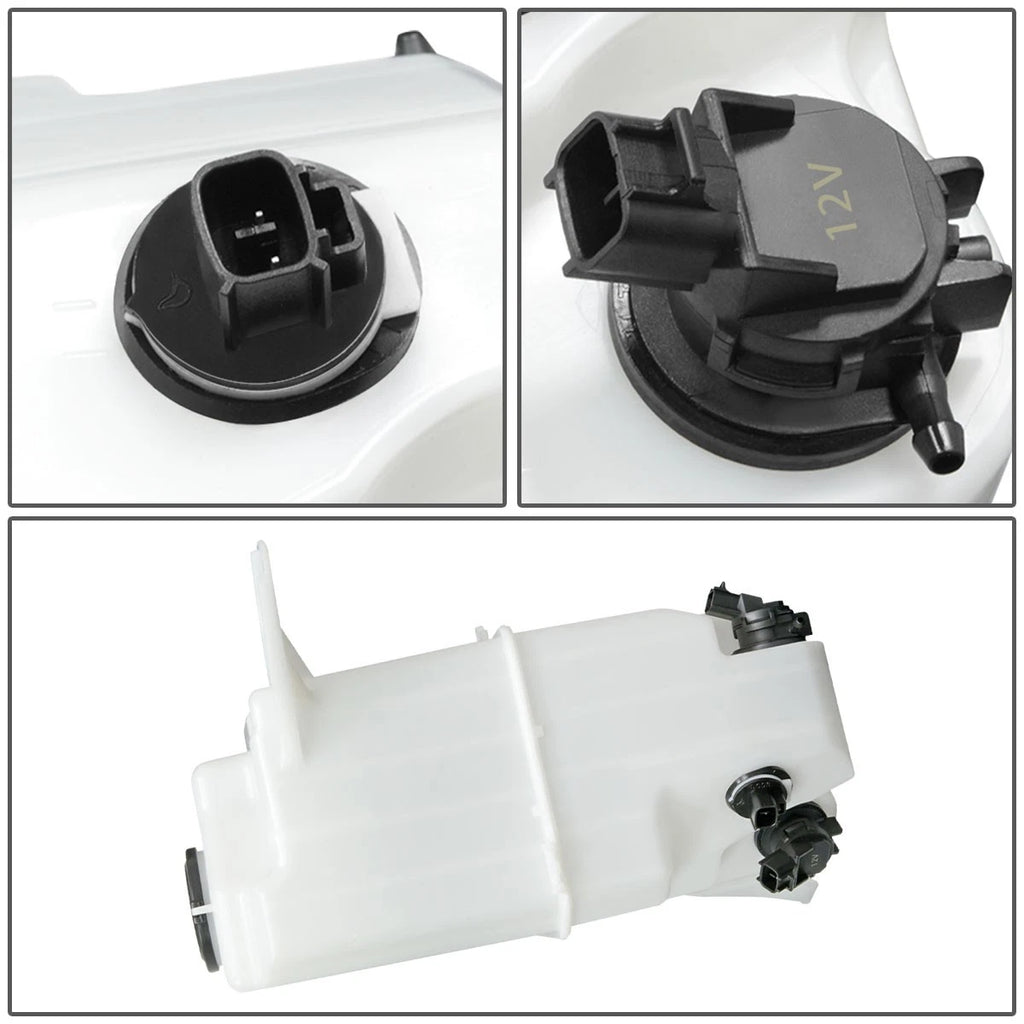 Windshield Washer Fluid Reservoir Tank w/ Level Sensor for Toyota Sequoia (2008–2018)