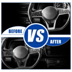 3pcs Steering Wheel Cover for Nissan Altima (2019–2020) Carbon Fiber