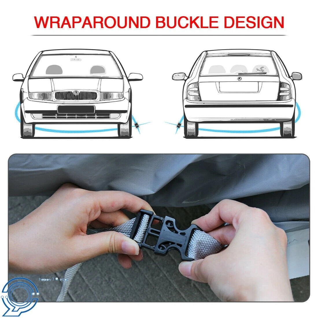 Full Car Cover for SUV (Outdoor Waterproof All Weather Protection)
