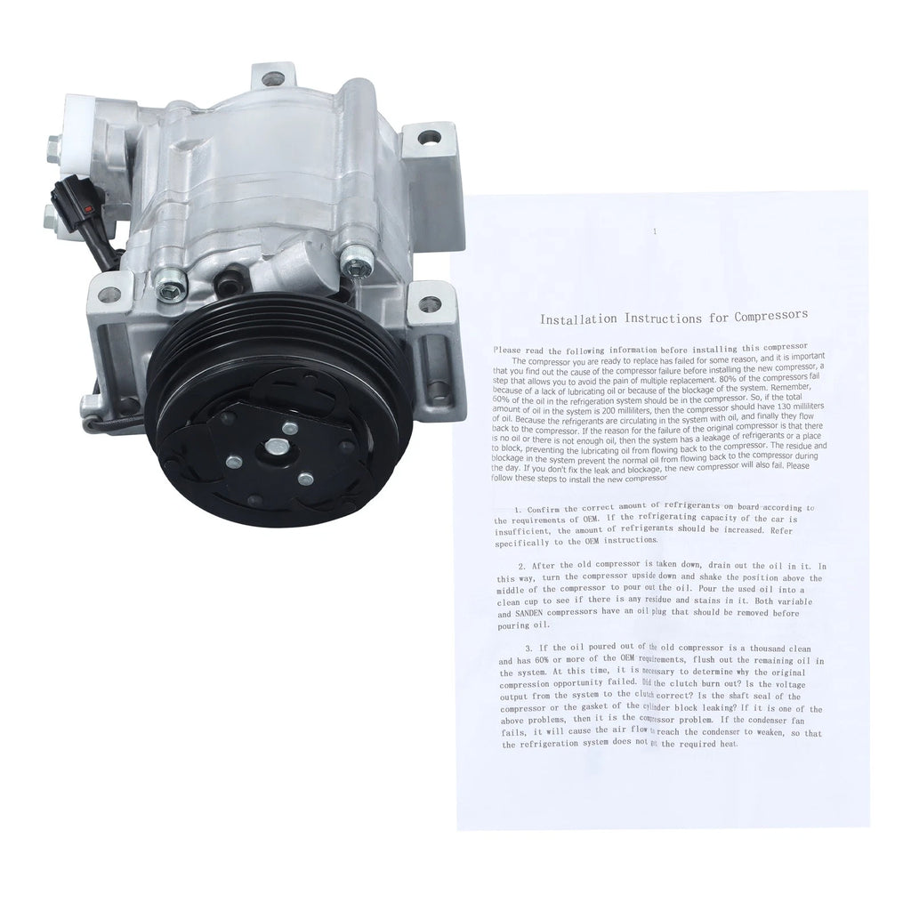A/C Compressor & Clutch for Subaru Impreza (2007–2014)
