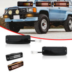 2PC Smoke Sequential LED Front Signal Lights for Toyota 4Runner (1984–1989)