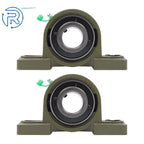 Set of 2 Pillow Block Bearings for UCP207-20 (1-1/4" Bore)
