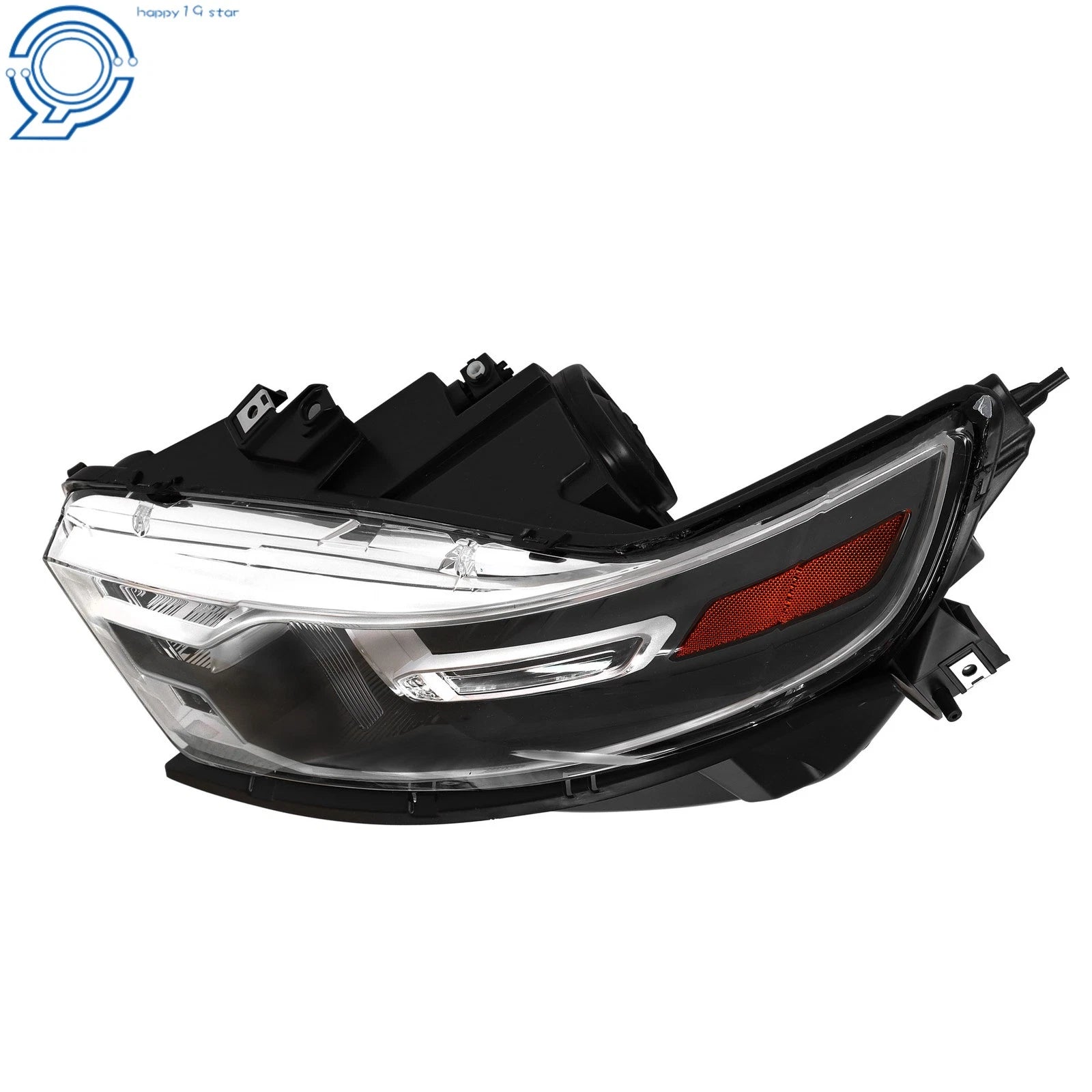 Halogen Projector Headlight for Ford Taurus (2014-2016) Left, Gray Trim