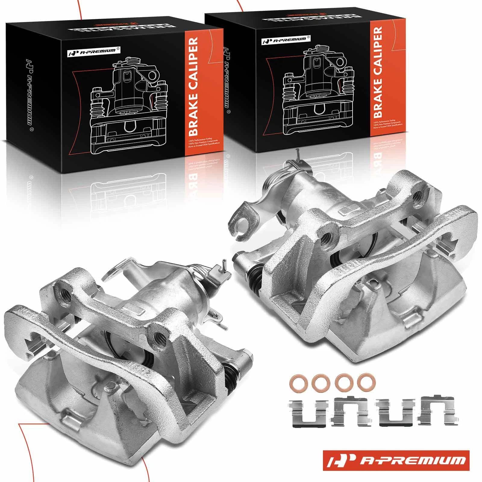 Pair Rear Disc Brake Calipers for Ford Mustang (2015–2020)