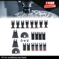25PCS Titanium Oscillating Tool Blades for Universal Use