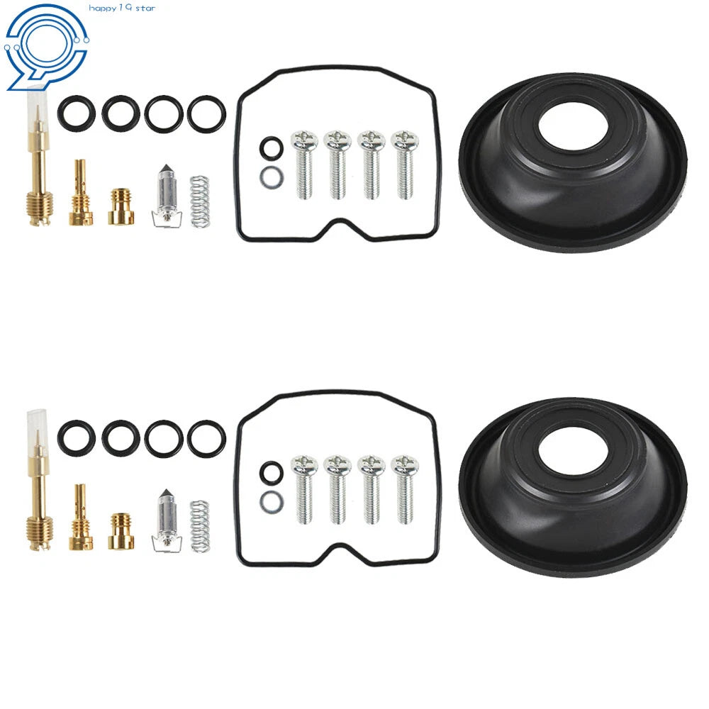 2 Carburetor Repair Kits for Kawasaki 454 LTD EN450A (1985–1990)