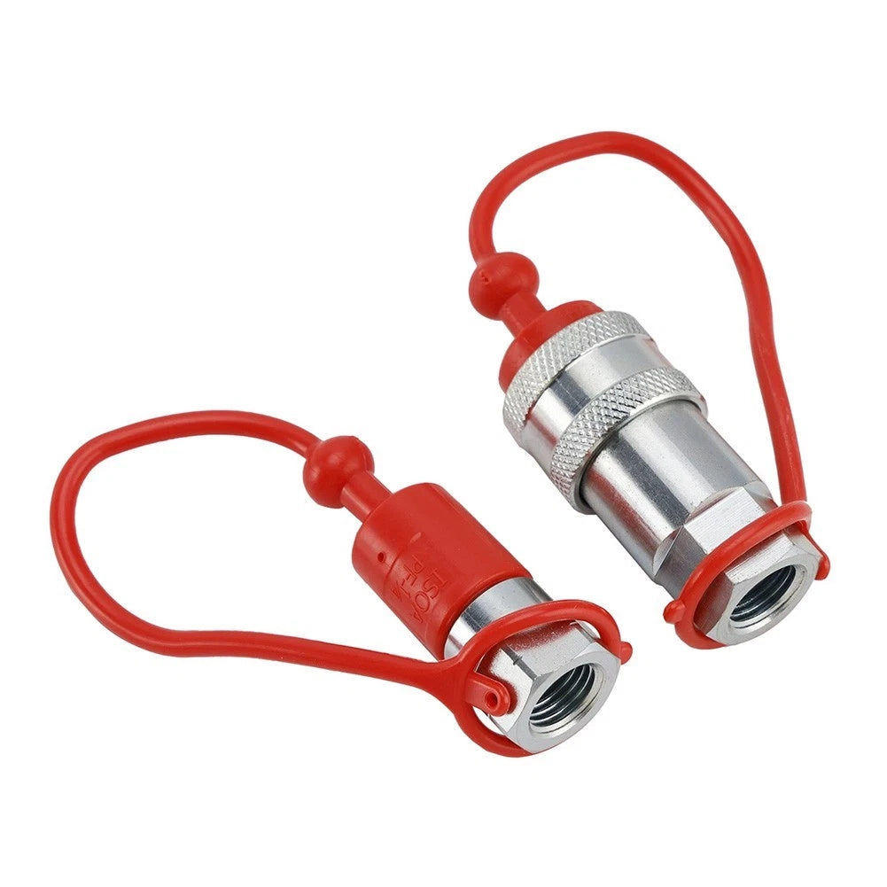 Quick-release fittings 1/4 NPT coupler galvanized finish