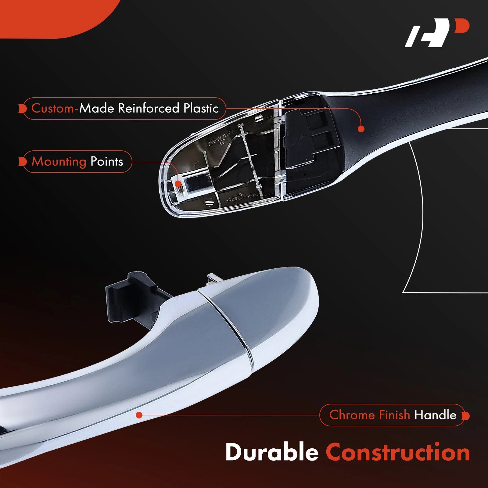 Front Passenger Exterior Door Handle for Kia Sorento (2016-2020)