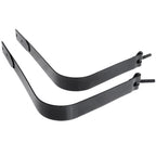 2X Black Fuel Tank Straps for Ford F-250 F-350 Super Duty (1999–2007)