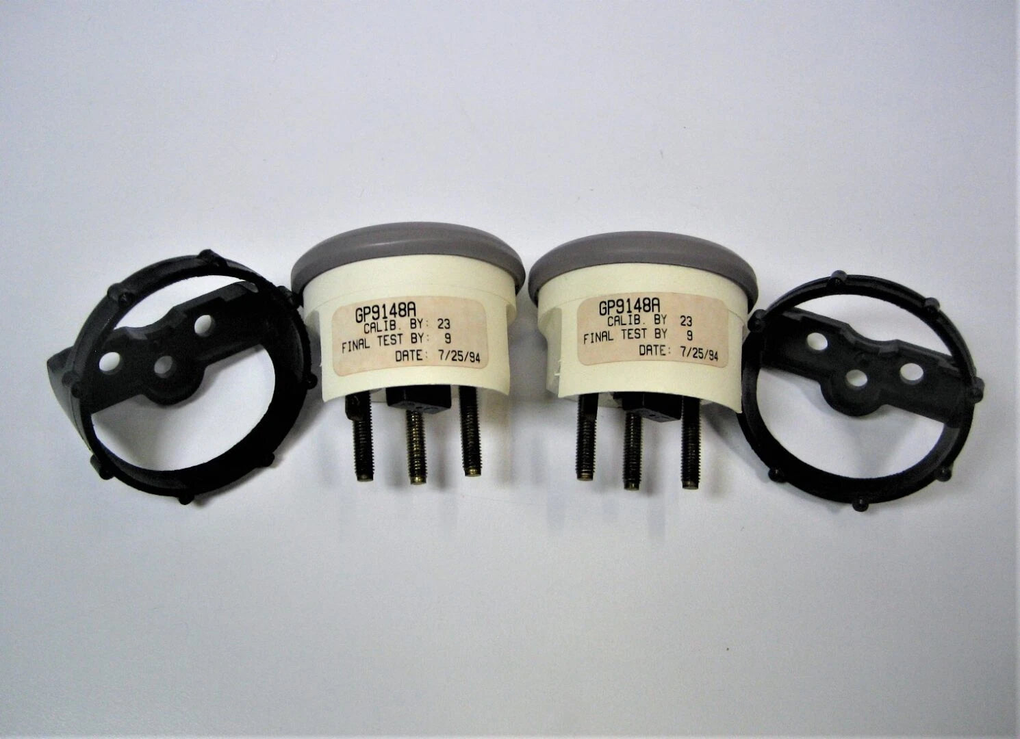 2X Faria GP9148A 2" White 100-250°F Temperature Gauge for Marine Applications