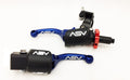 ASV F3 Shorty Clutch Perch Levers for Honda TRX 450R (2004–2005)
