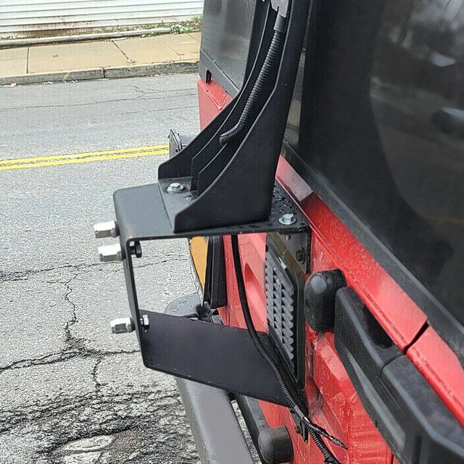 Spare Tire Carrier Mount Holder for Jeep Wrangler YJ TJ LJ (1987–2006)