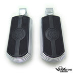 Chrome Skull Rubber Footpeg for Yamaha V-Star 1000 650 Royal Star V-Max Virago