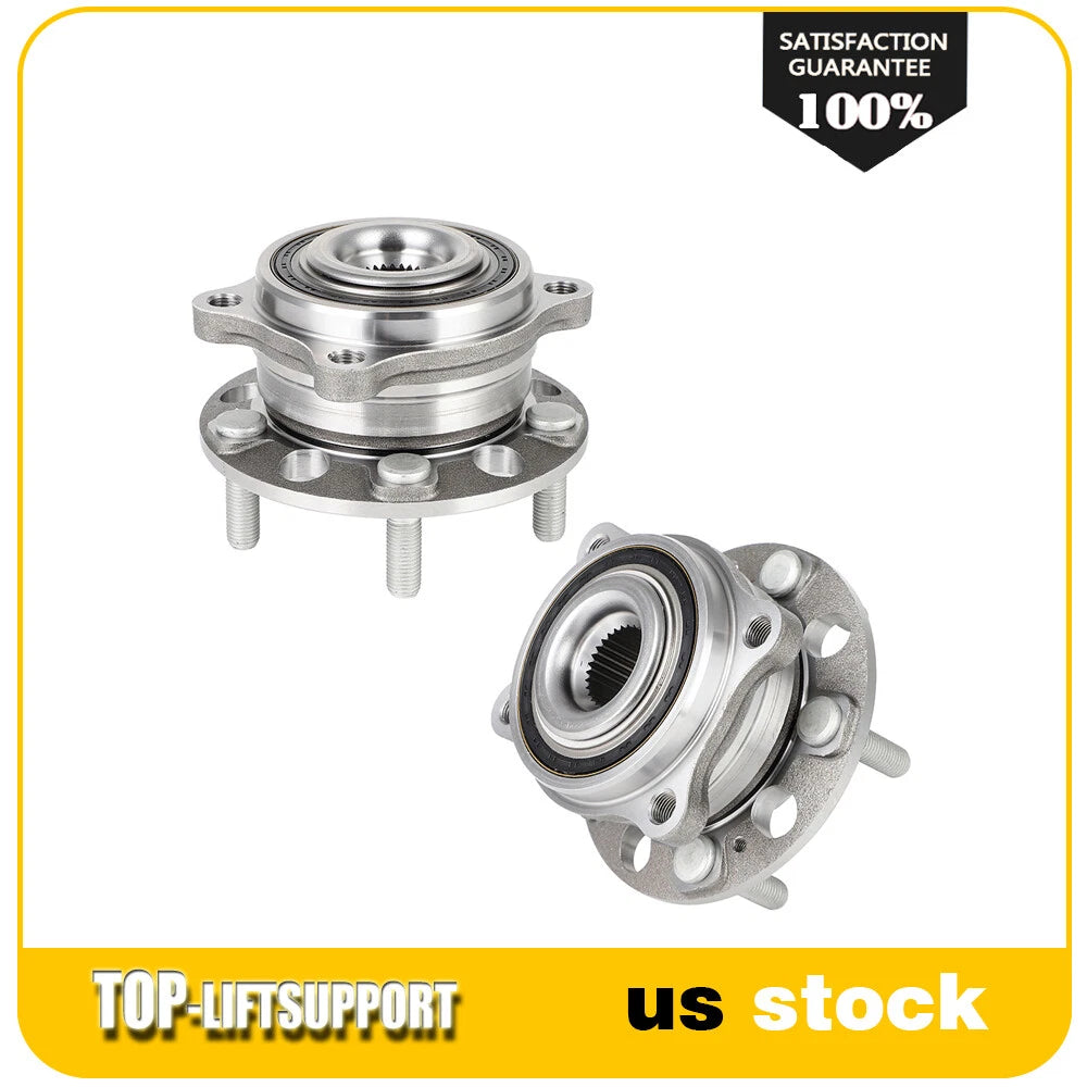 2X Front Wheel Bearing Hub Assembly for Hyundai Santa Fe (2015–2019)