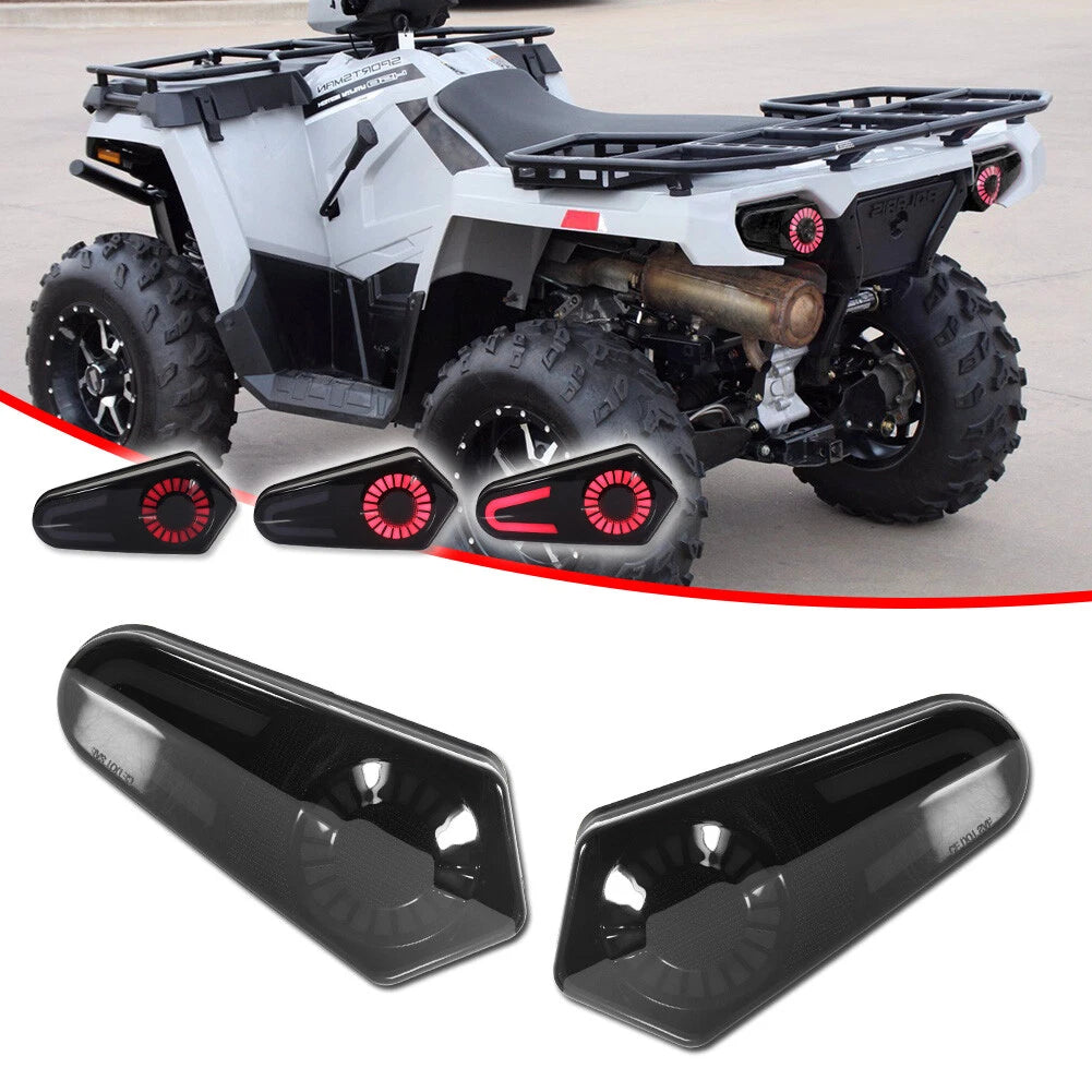 2X Smoke Red LED Tail Light for Polaris Sportsman 500 570 800 850 1000 (2009–2022)