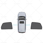 Magnetic Mesh Sun Blind Shades for Audi Q3 (2011–2018)