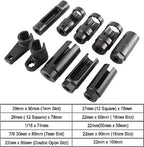 10Pcs O2 Oxygen Sensor & Oil Pressure Socket Tool Set for