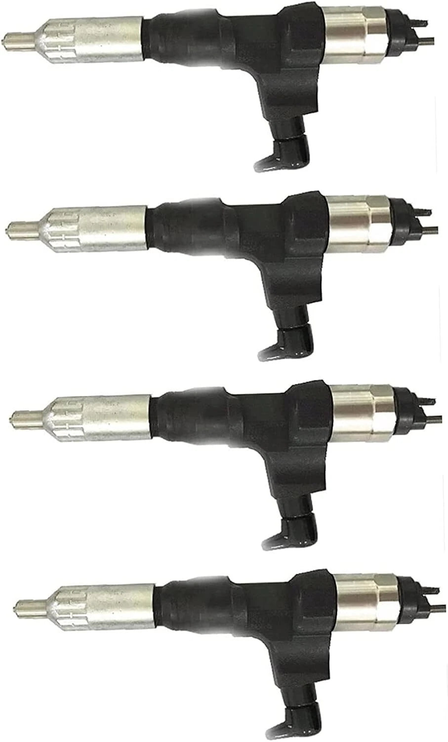 Set of 4 Fuel Injectors 095000-6363 8-97609788-6 for Isuzu 4HK1 6HK1