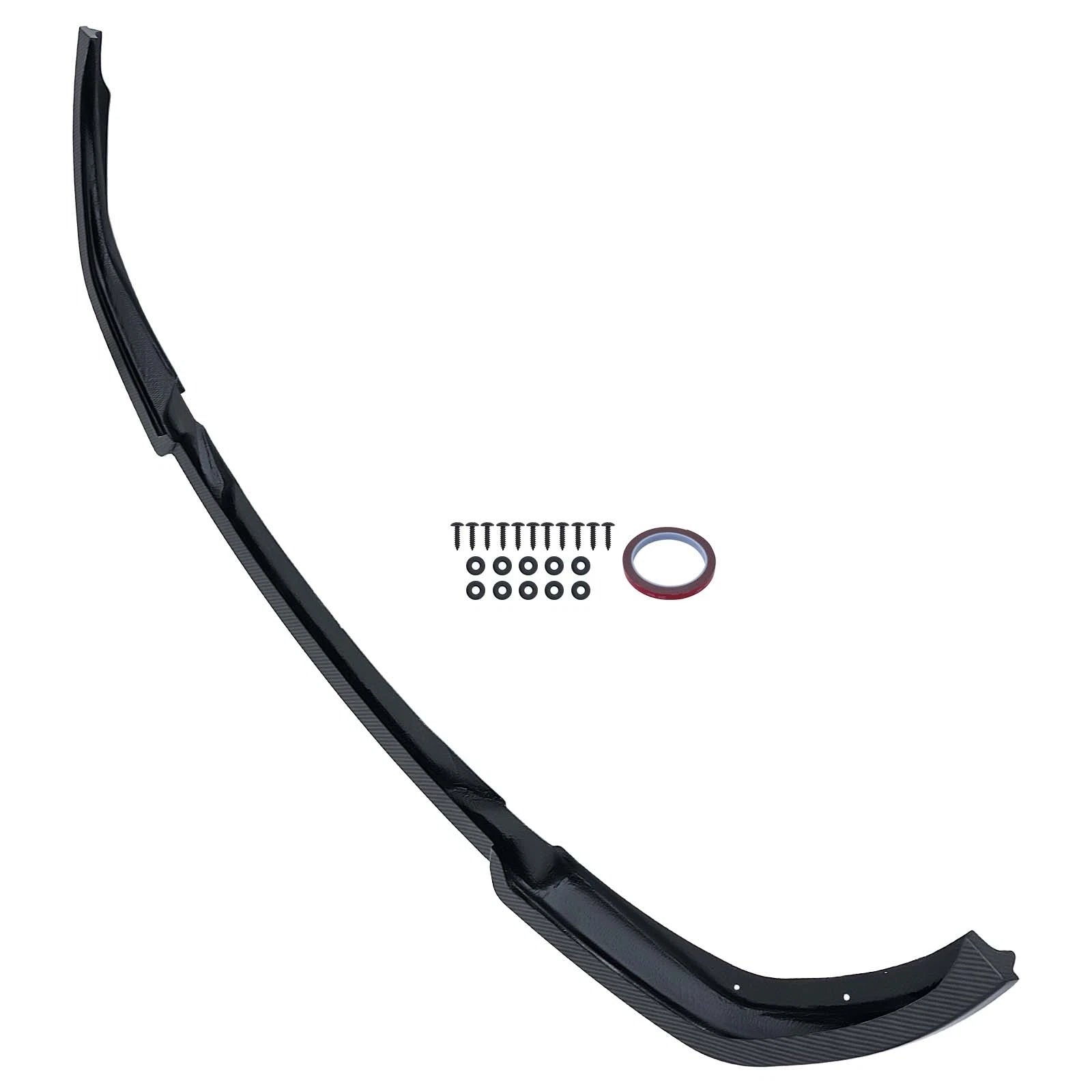 3D Carbon Fiber Front Bumper Lip for BMW G20 M Sport Sedan (2019–2022)