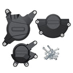 Black Motorcycle Engine Cover Protector Set for Honda CBR600RR (07-24)