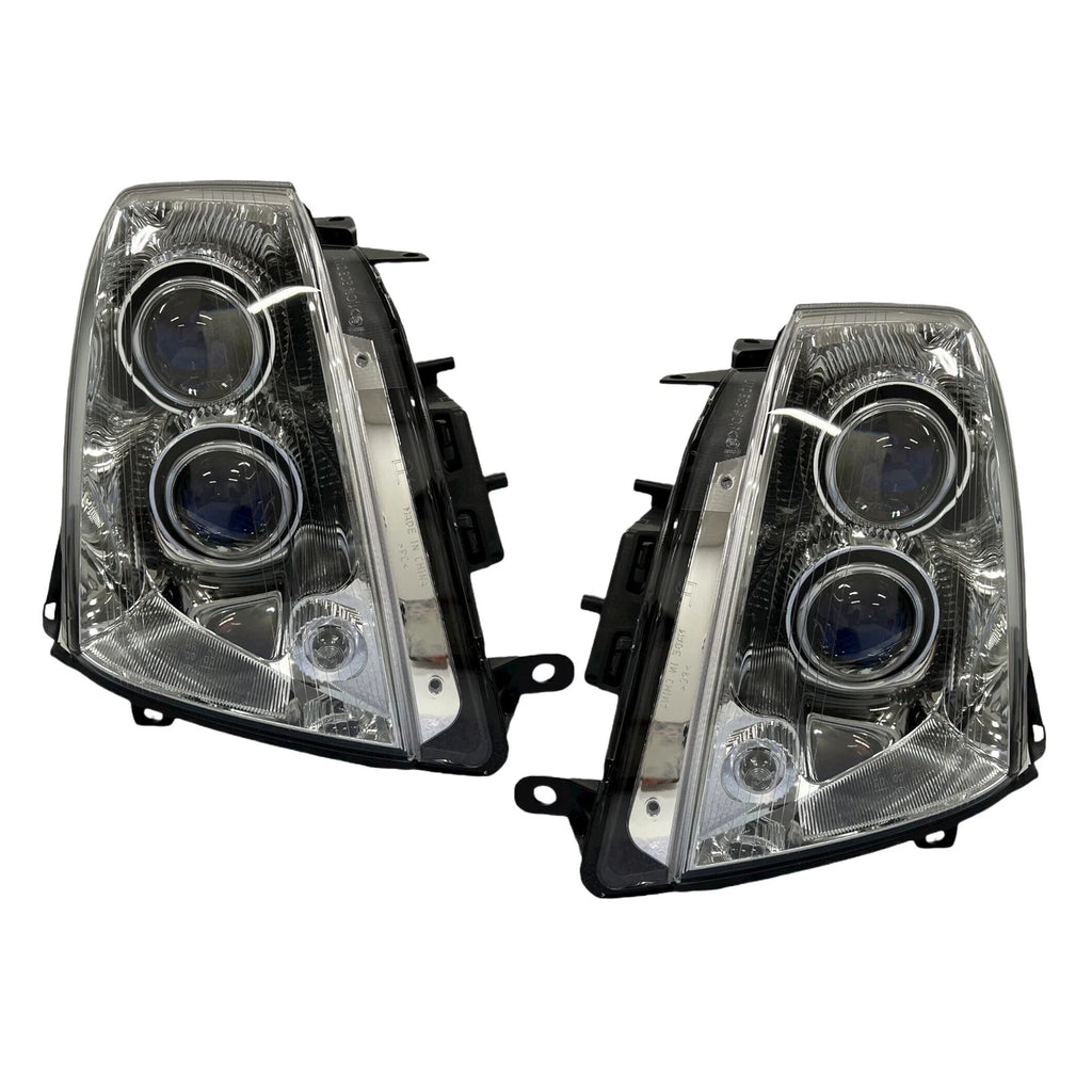 Halogen Headlight Set for Cadillac STS (2005–2011) w/ Bulbs Left+Right