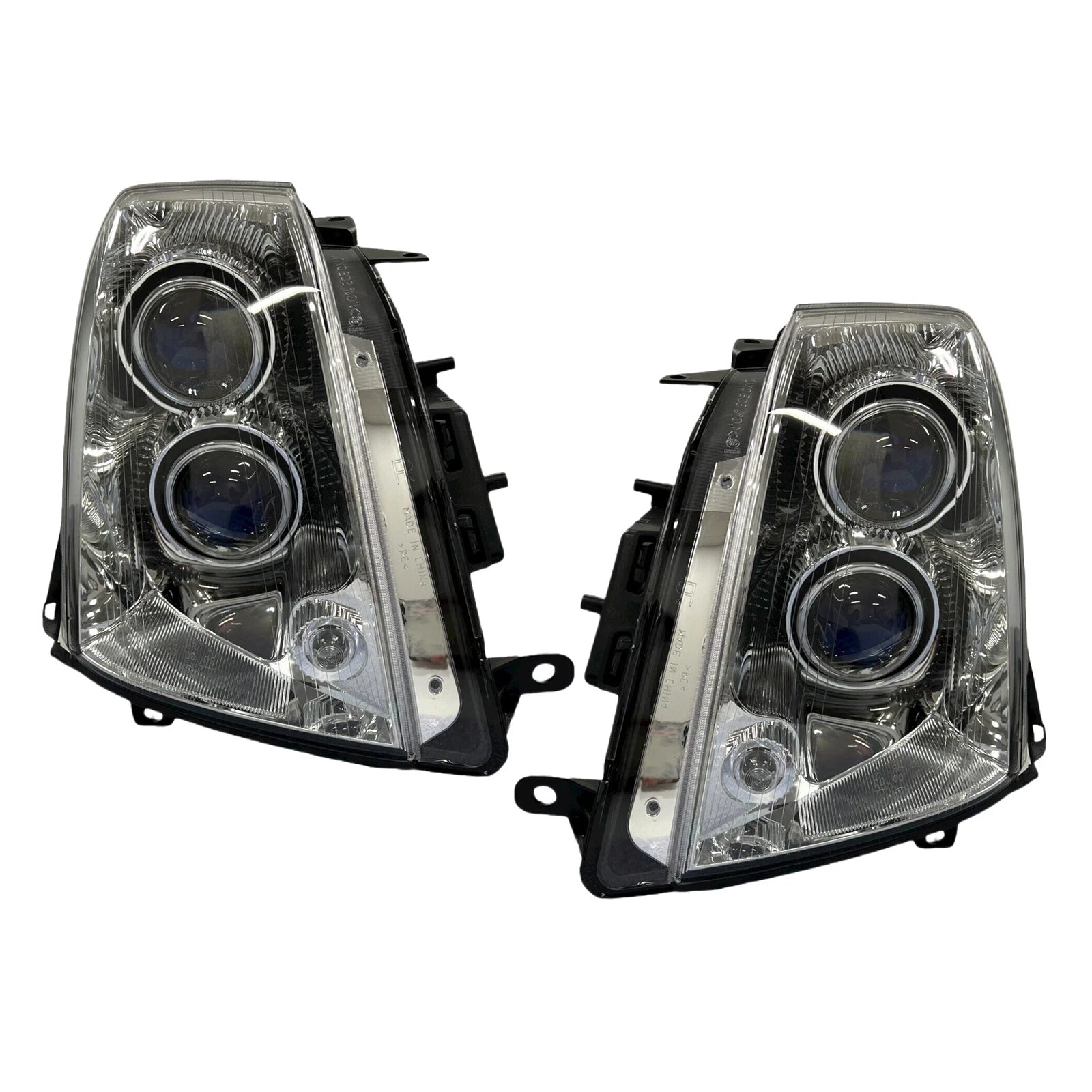 Halogen Headlight Set for Cadillac STS (2005–2011) w/ Bulbs Left+Right