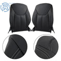 Set of 2 Leather Seat Covers for Jeep Wrangler (2013–2017) Black