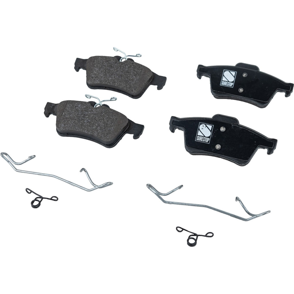 Brake Disc and Pad Kit for Volvo S40 (2004–2011) Rear Organic Pads