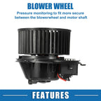 HVAC Heater Blower Motor Fan Assembly for Audi A3 (2006–2013) 1K1820015C