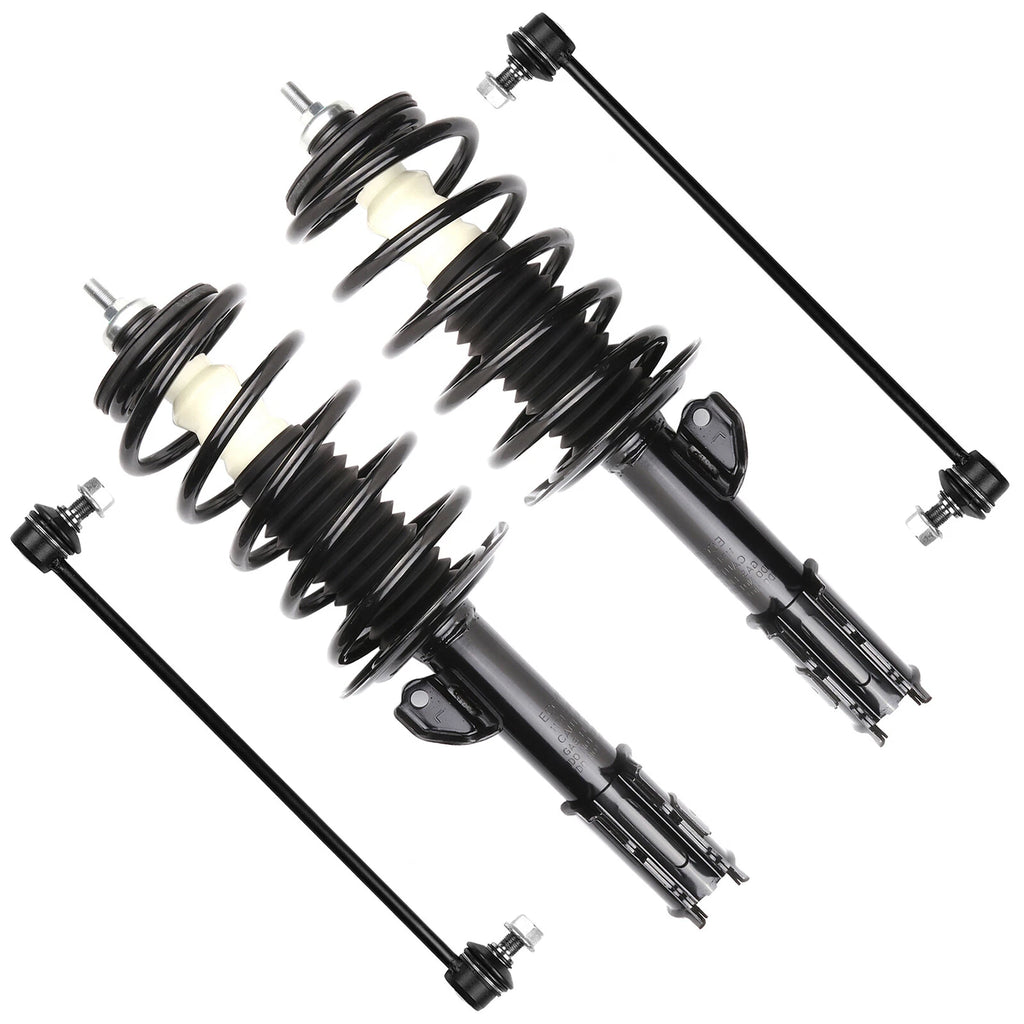 Front Quick Struts with Coil Spring & Sway Bars for Toyota Prius C (2012–2015)