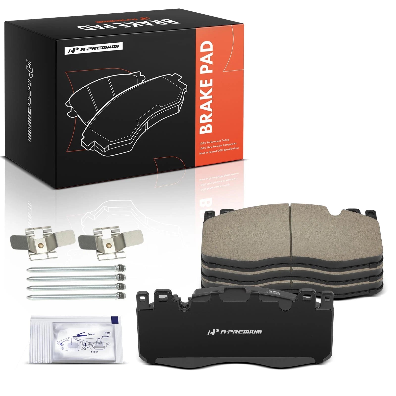 Set of 4 Front Ceramic Brake Pads for BMW M5 M6 (2013–2015)