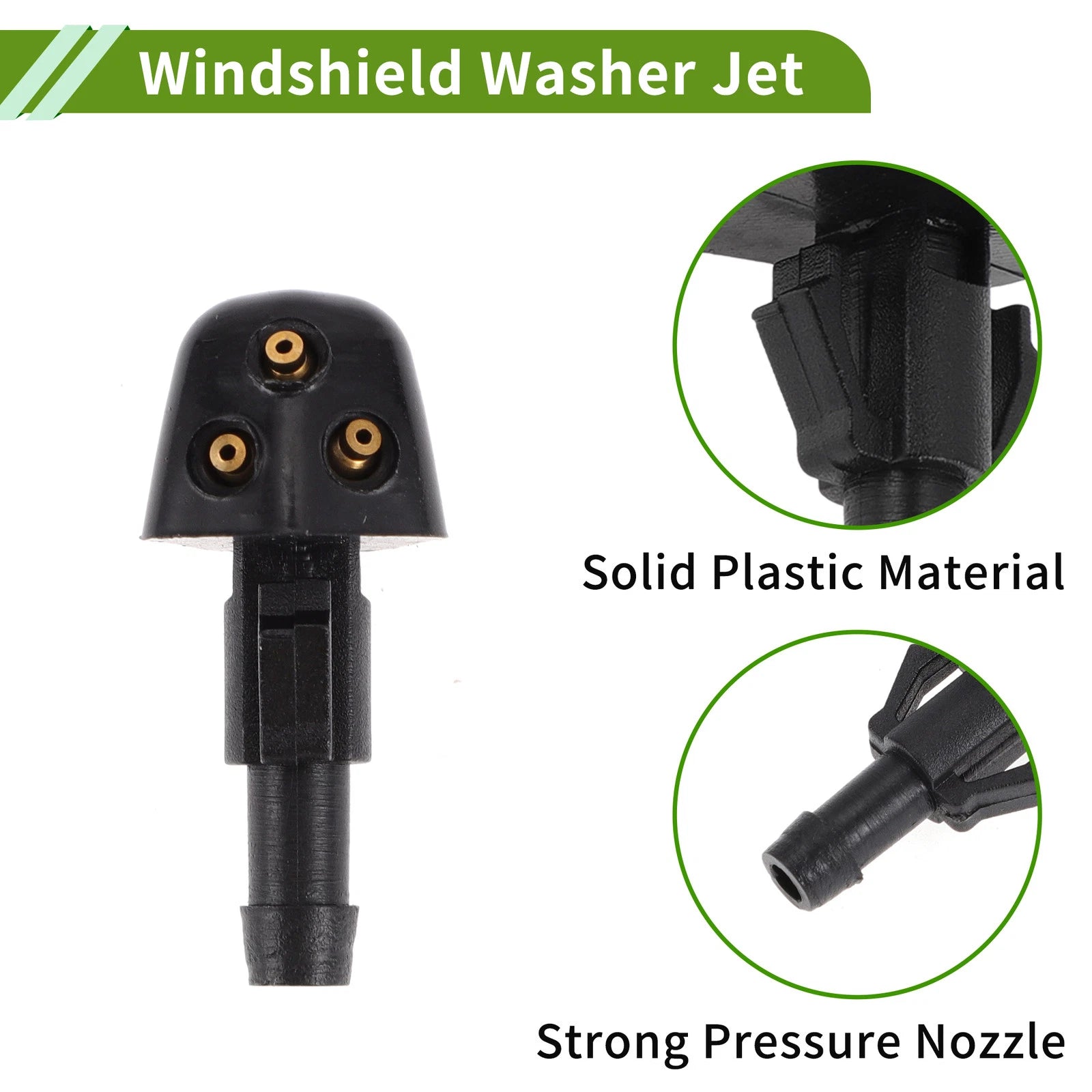 Windshield Washer Nozzle with Hose Connector for Suzuki 