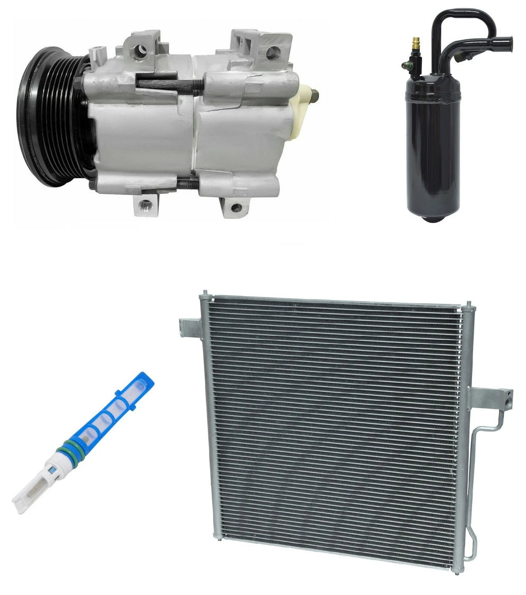 A C Compressor Kit With Condenser for Ford Mountaineer 5.0L (1998–2001)